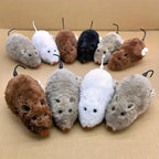 Wind-Up Plush Mouse Cat Toy