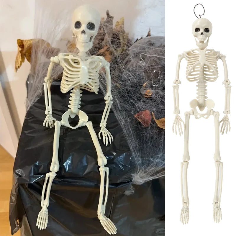 40cm Posable Halloween Skeleton Decoration