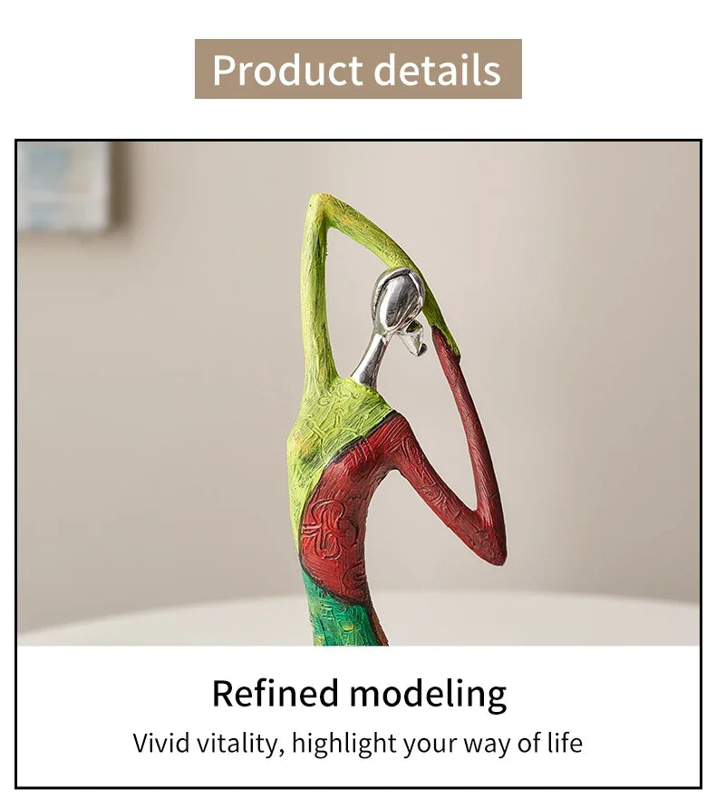 Abstract Love Resin Sculpture