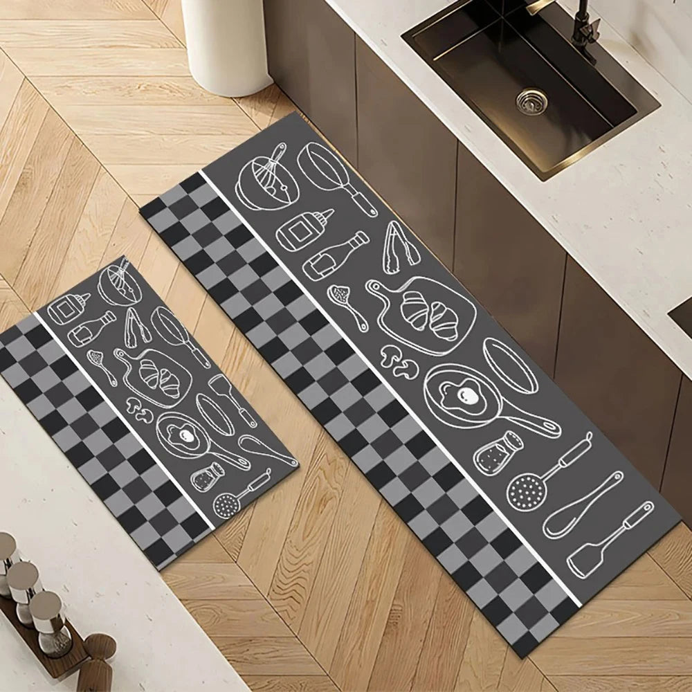 Absorbent Non-Slip Kitchen Runner Mat