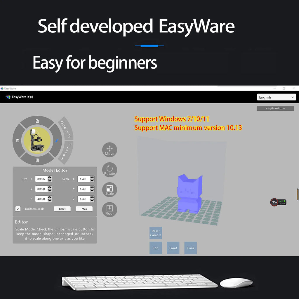 EasyThreed K10 Entry-Level 3D Printer