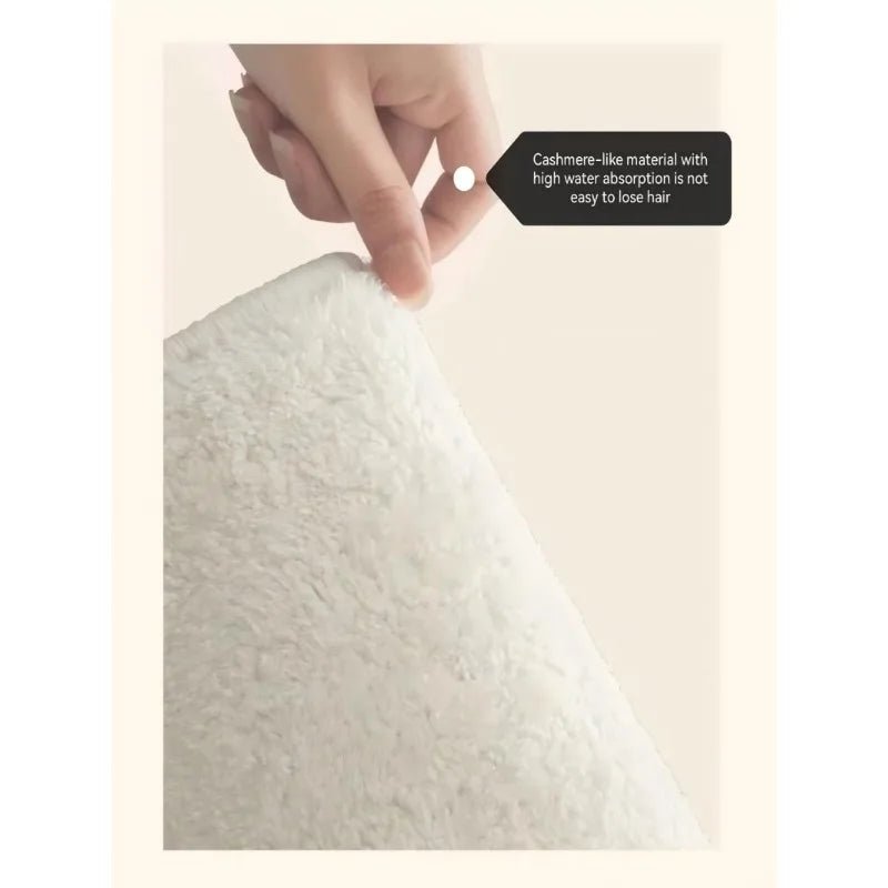 Cute Angel Rabbit Imitation-Cashmere Area Rug