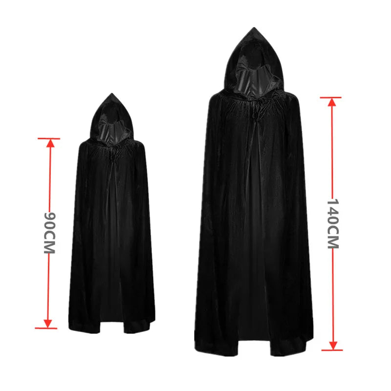 Kids Grim Reaper Halloween Costume with Glowing Eyes