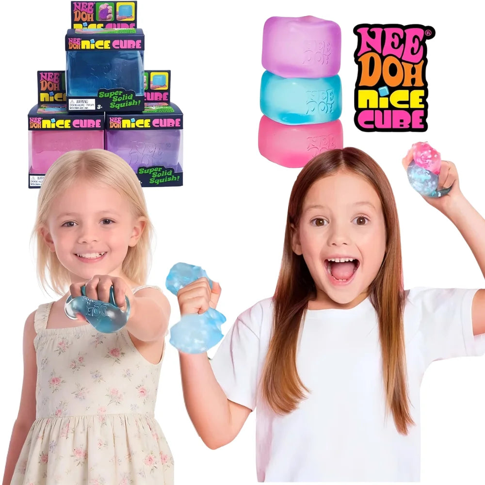 Jellyfish & Cube Squish Fidget Toy