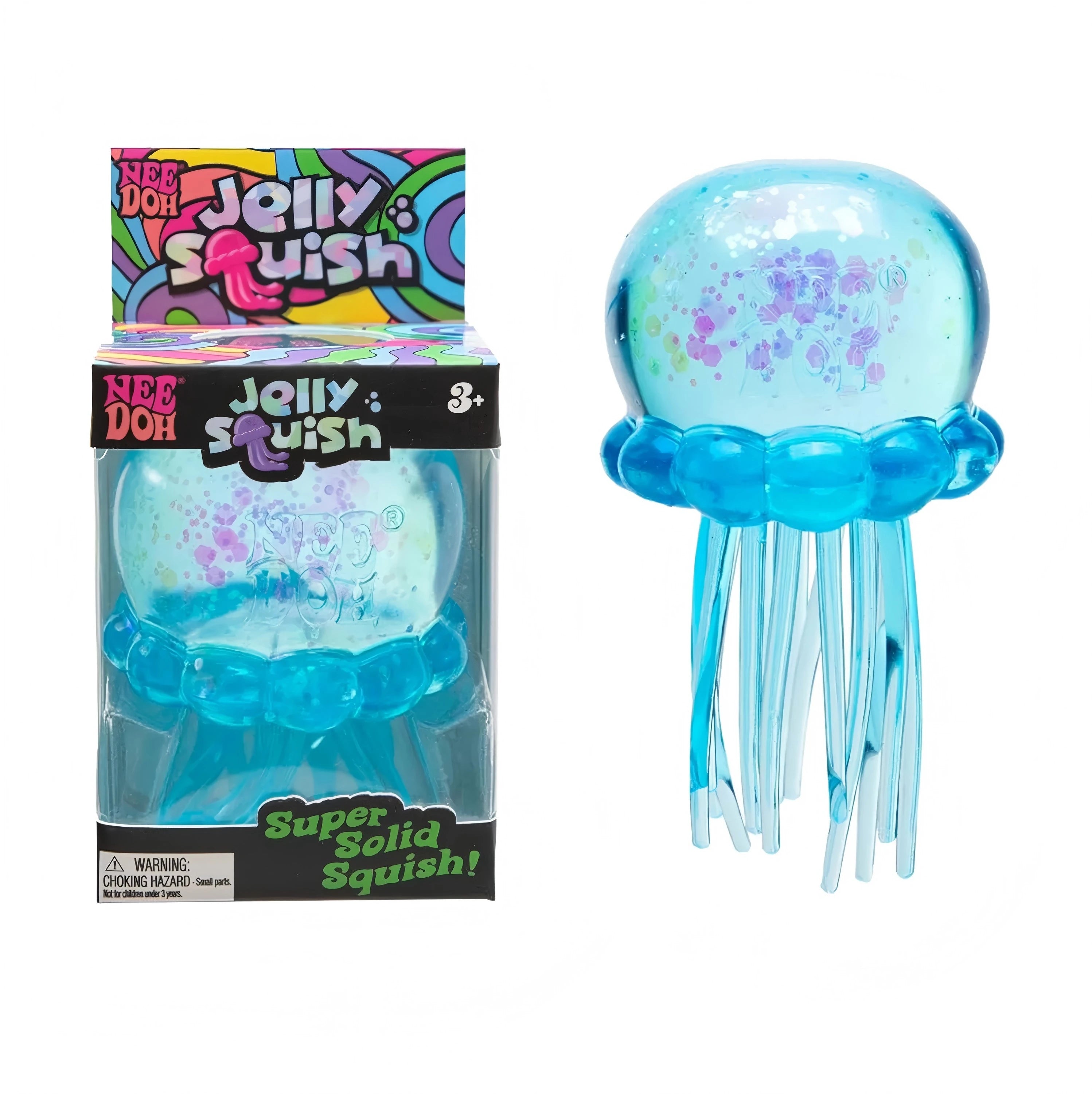Jellyfish & Cube Squish Fidget Toy
