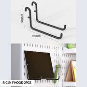 Black F Hook-2pcs
