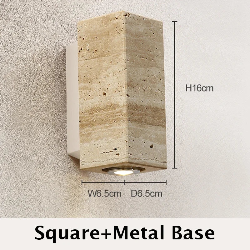 Wabi-Sabi Marble Wall Lamp