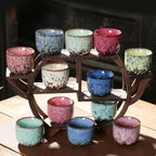 Japanese-Style Kiln-Glaze Ceramic Tea Cup 100ml