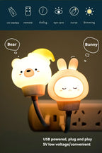 USB Cartoon Animal LED Night Light