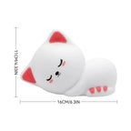 Touch-Dimming Sleepy Cat Night Light