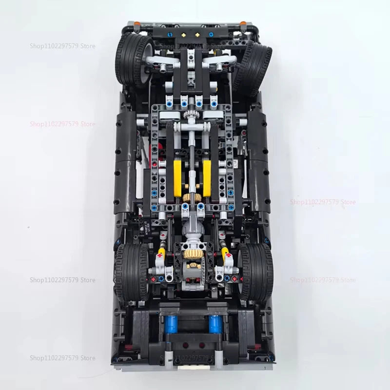1077-Piece Racing Car Building Block Set