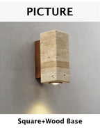 Wabi-Sabi Marble Wall Lamp