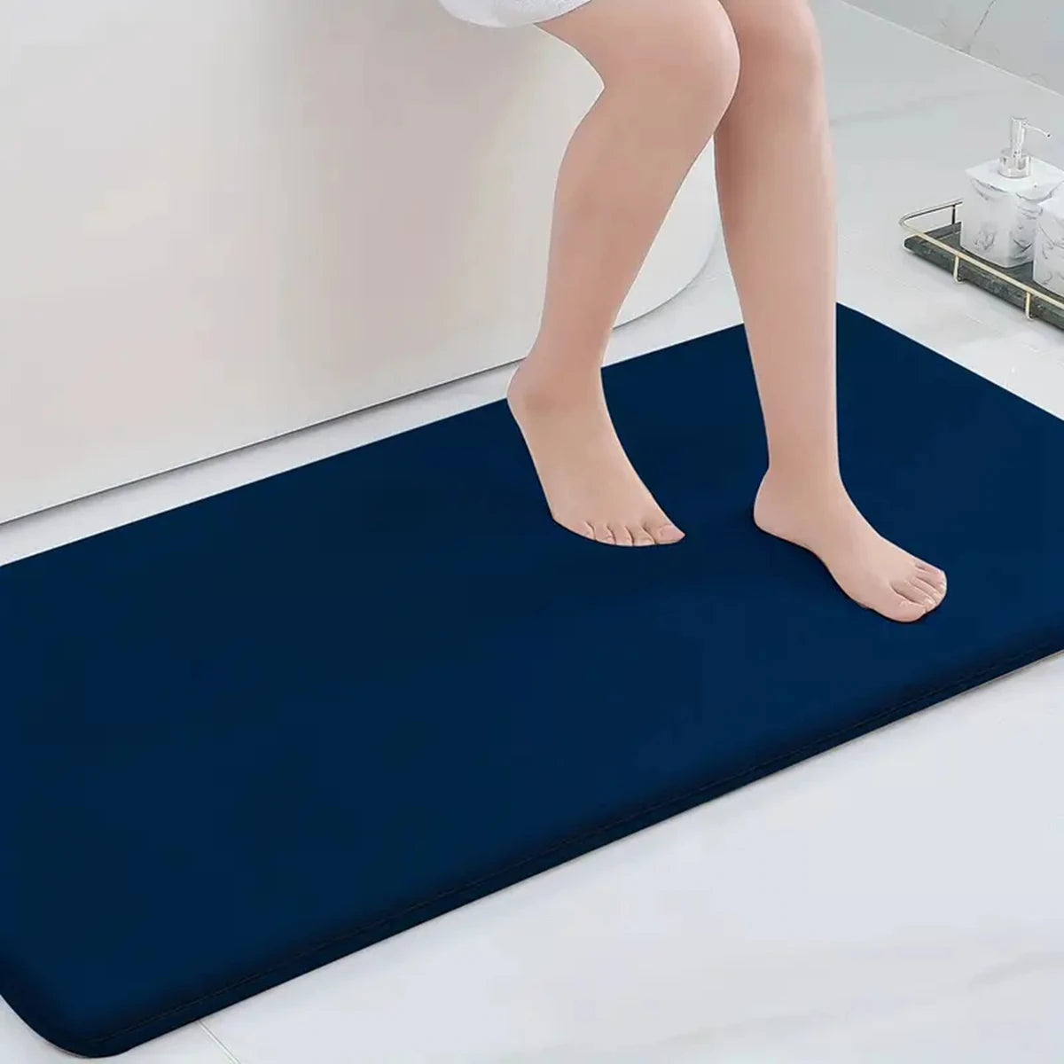 Water-Absorbent Non-Slip Bathroom Mat