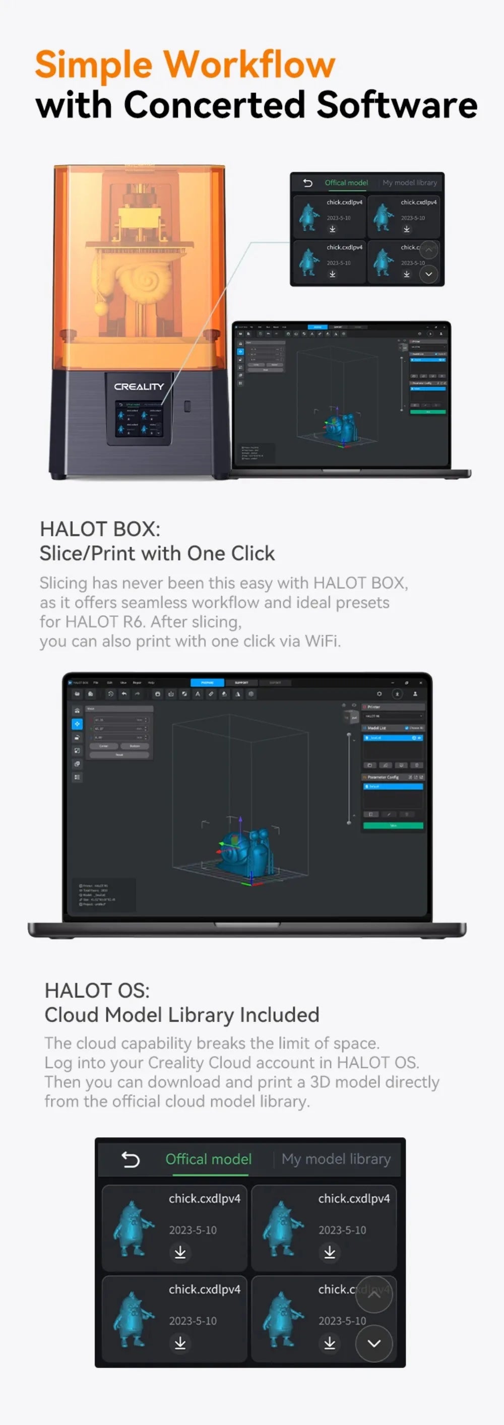 Creality HALOT R6 2K Resin 3D Printer