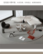 Modern Curved Lounge Sofa & Side Table Collection