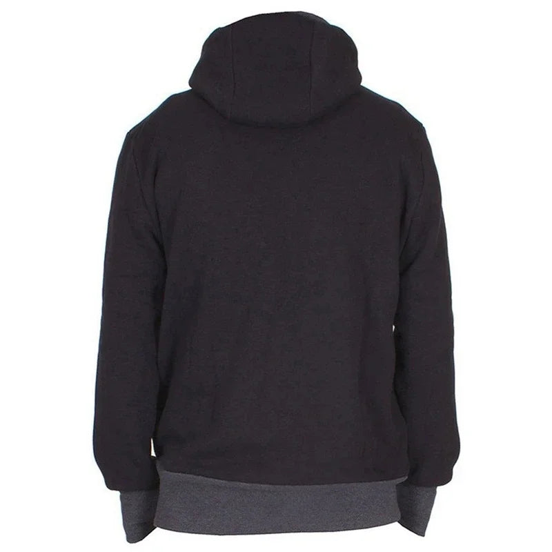 Men's Kangaroo Baby Carrier Zip Hoodie