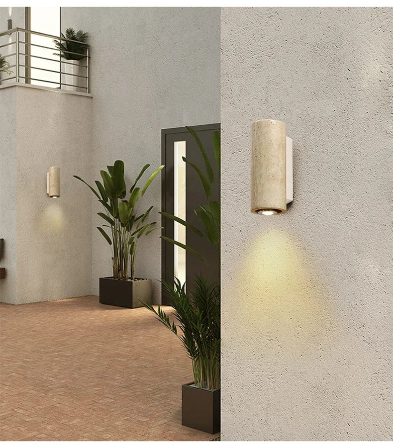Wabi-Sabi Marble Wall Lamp