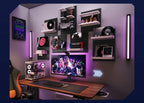 No-Drill Gaming Pegboard Wall Organizer
