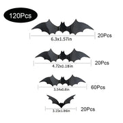 120pcs Black Bat