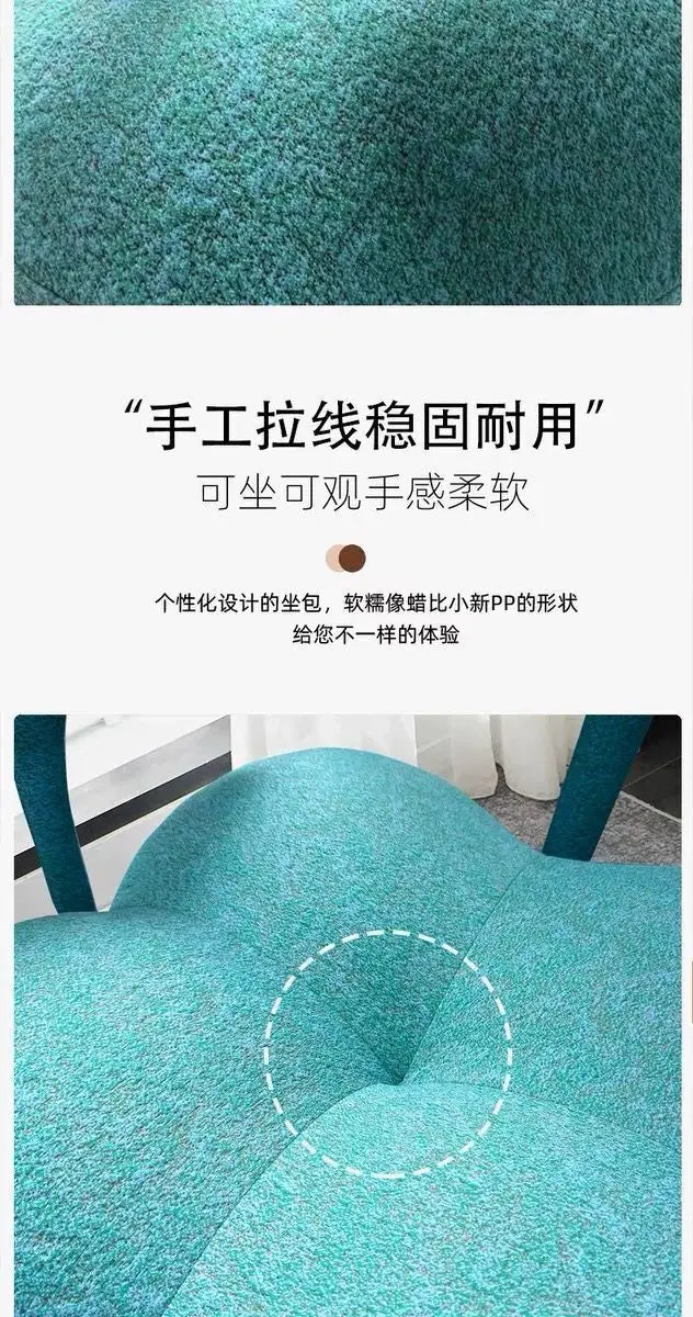 Modern Velvet Balloon Lounge Chair