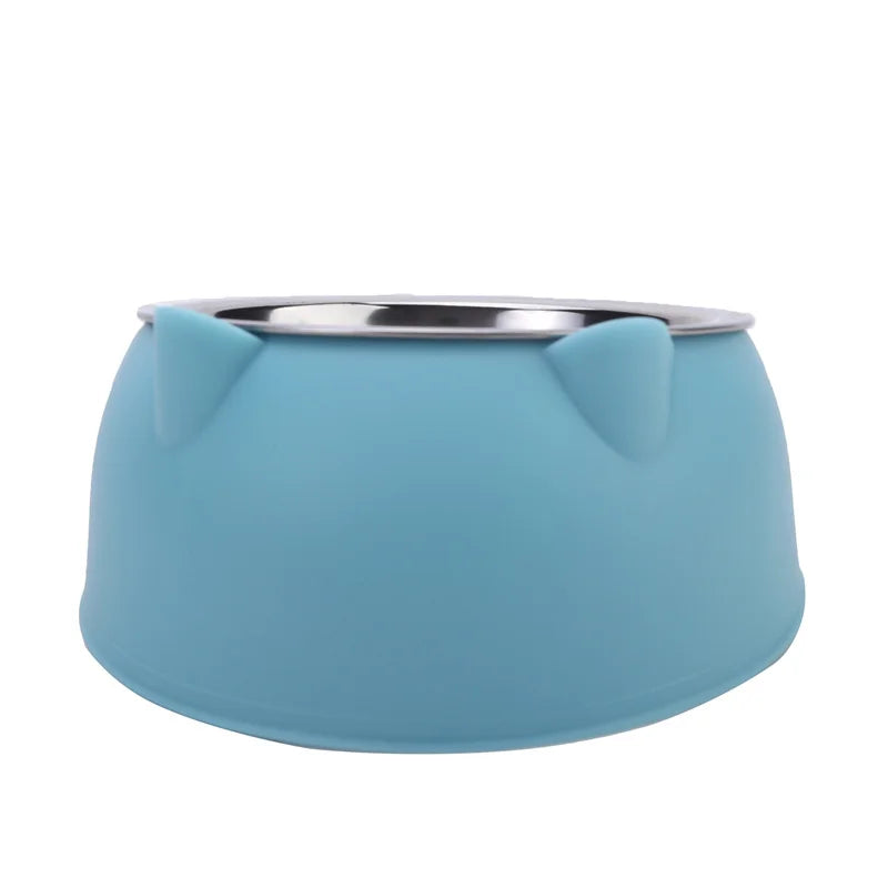 Inclined Stainless Steel Cat Feeding Bowl