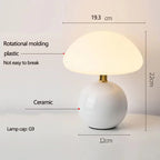 Ceramic Mushroom Table Lamp