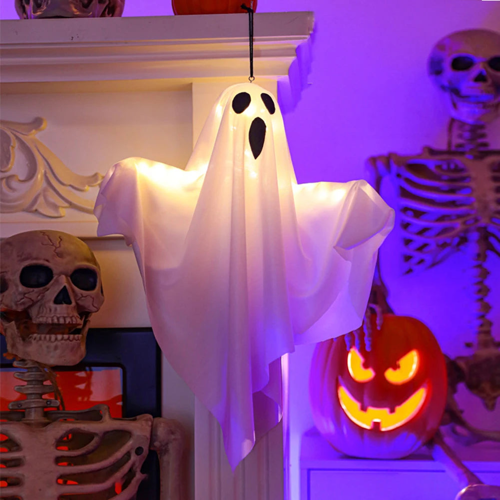 LED Hanging Ghost Halloween Decoration