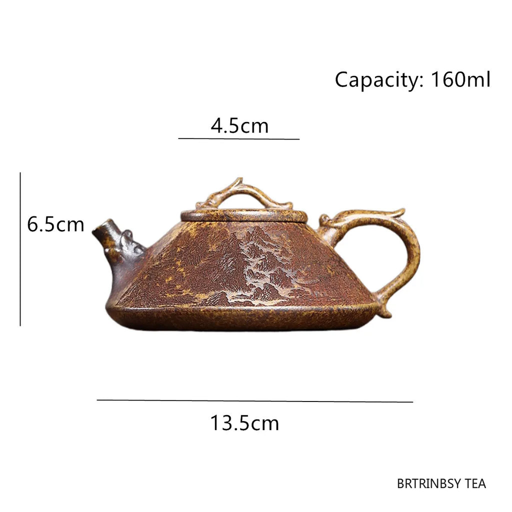 Handmade Yixing Purple Clay Teapot 160ml