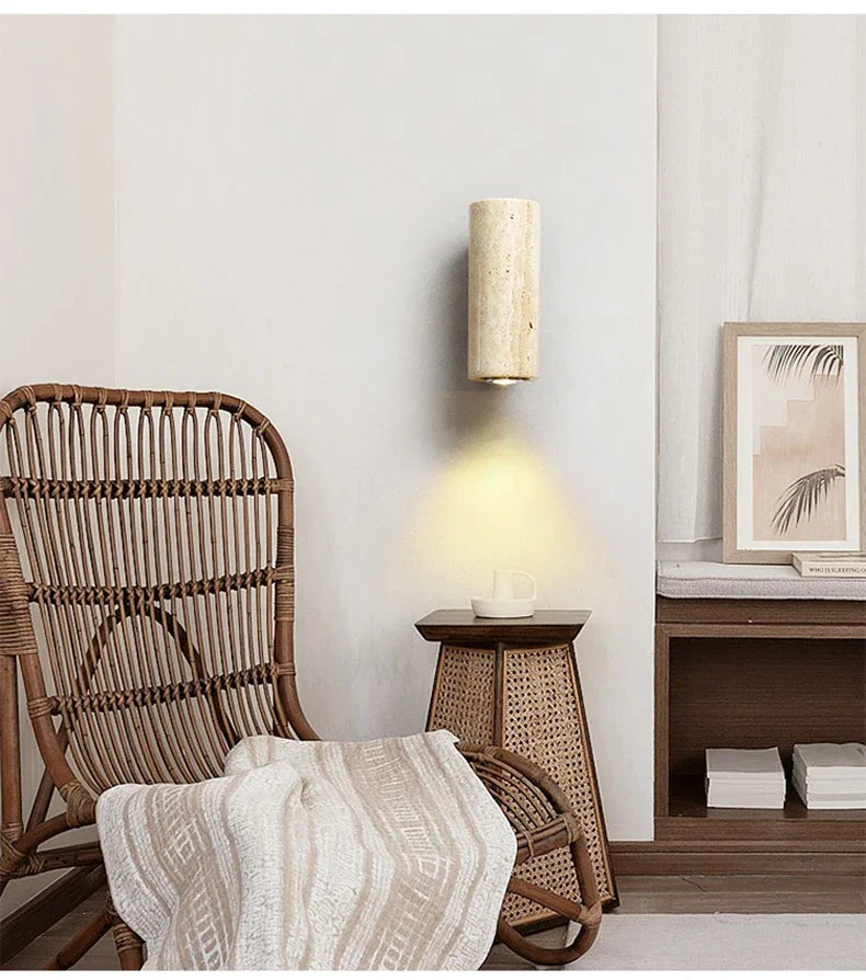 Wabi-Sabi Marble Wall Lamp