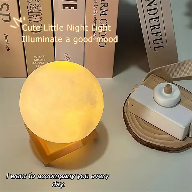 3D Moon Night Light