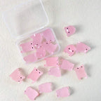 Glow-in-the-Dark Mini Pig Figurines