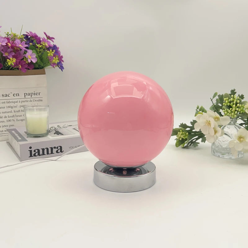 Murano-Style Glass Desk Lamp