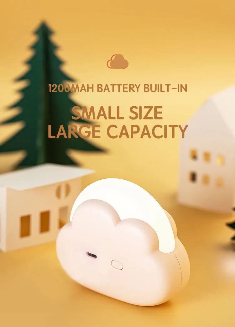 Rechargeable Cloud LED Night Light
