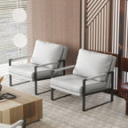 Modern Metal Frame Lounge Chair