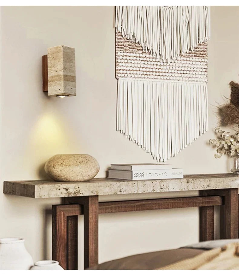 Wabi-Sabi Marble Wall Lamp