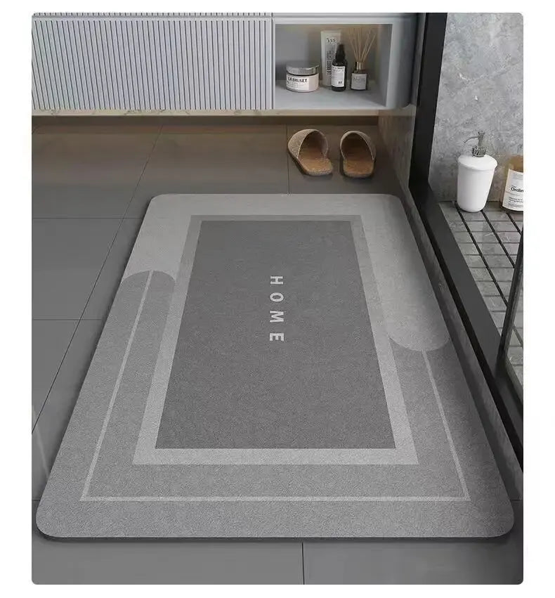Quick-Dry Absorbent Bathroom Floor Mat