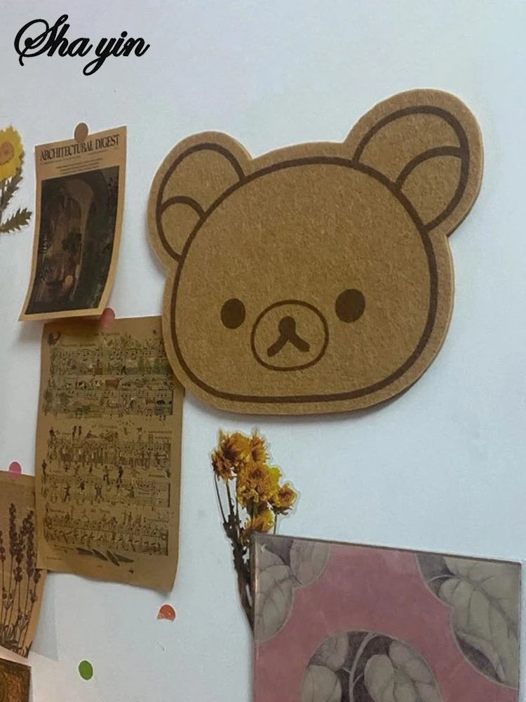 No-Drill Cartoon Felt Message Board