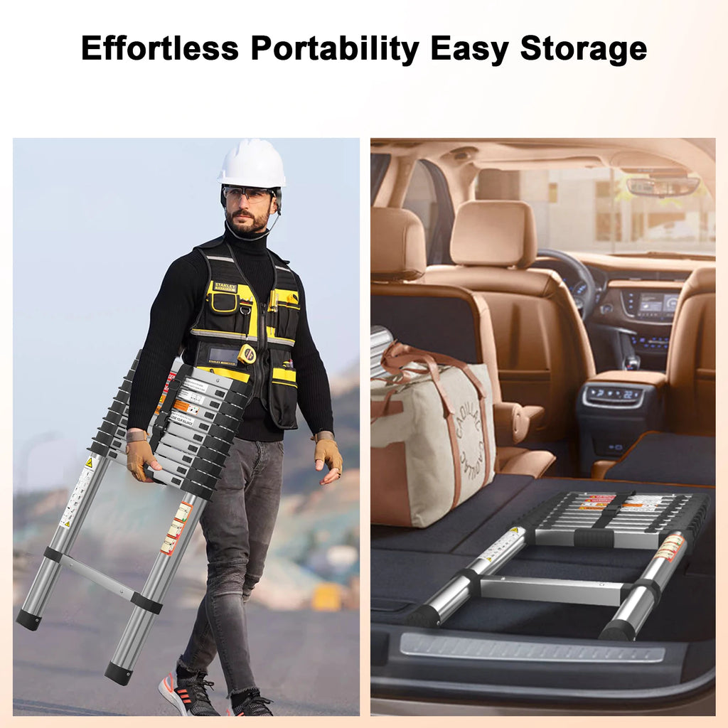 Feytory Telescopic Ladder with Stabilizers