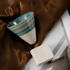 Retro Japanese-Style Pottery Coffee Cup