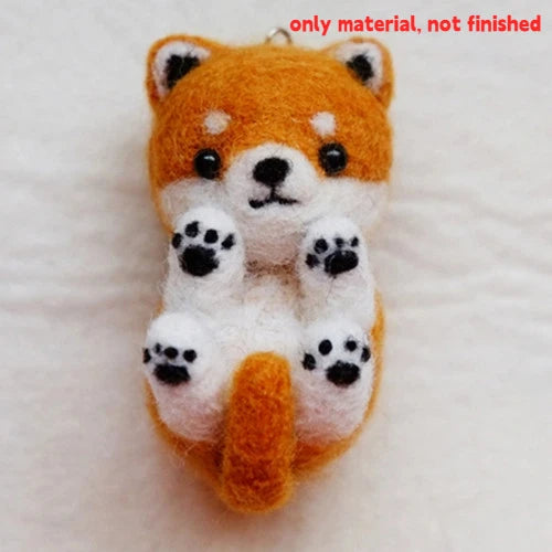 DIY Wool Needle Felting Animal Craft Kit