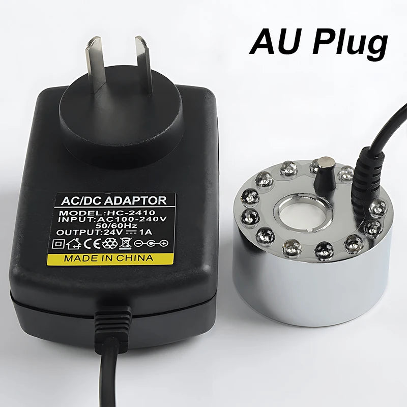 12-LED Ultrasonic Pond Fogger & Mist Maker