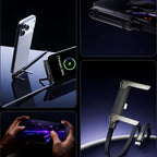 240W Flat Charging Cable with Built-in Phone Stand