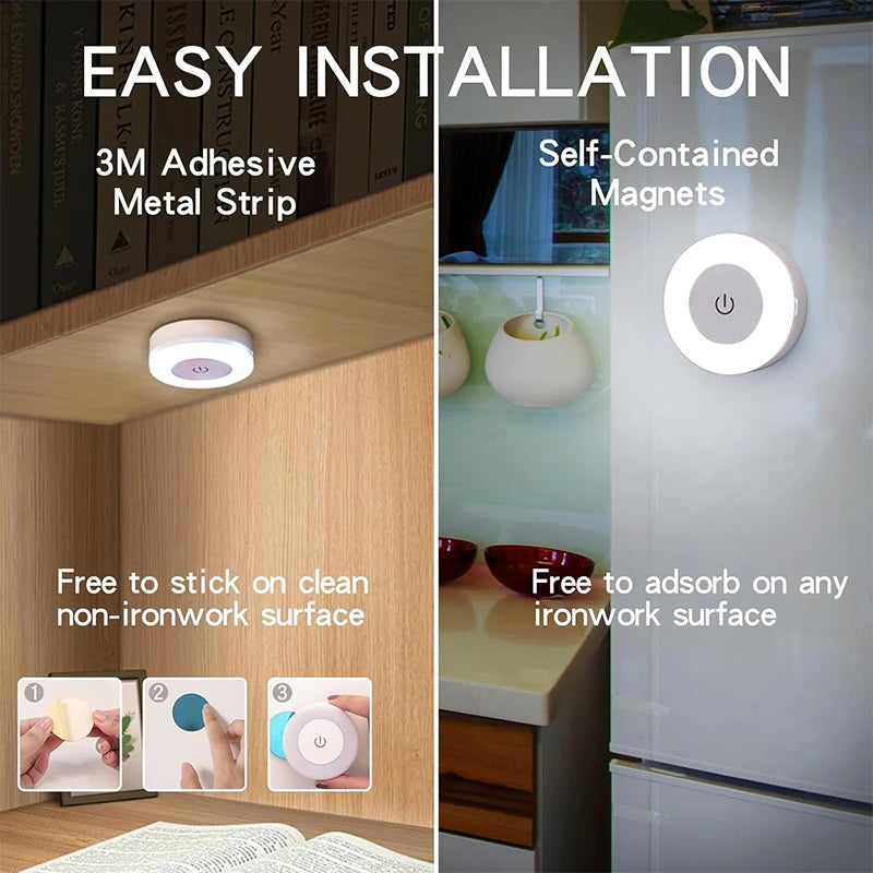 Magnetic LED Touch Night Light