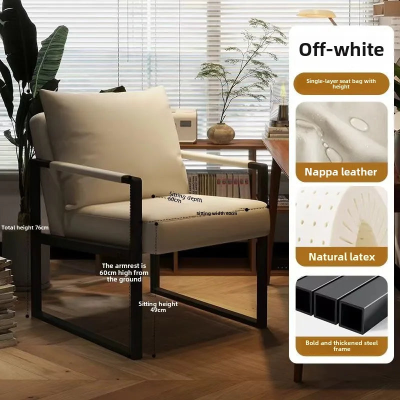 Modern Metal Frame Lounge Chair