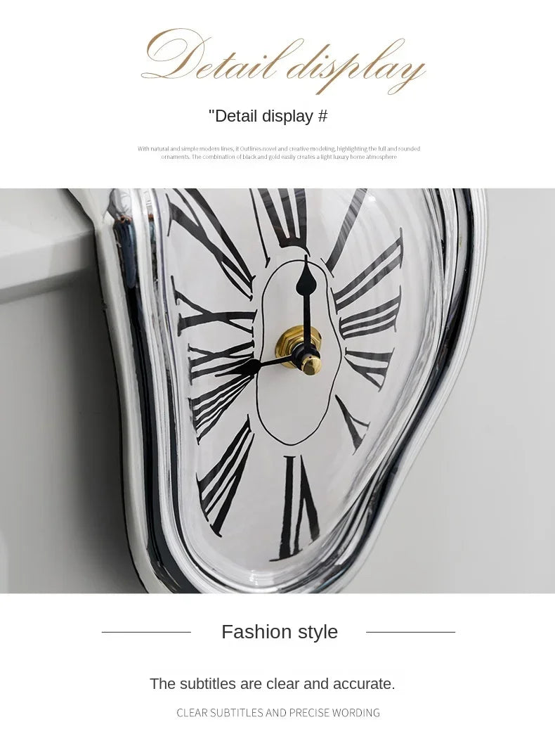 Surreal Melting Wall Clock