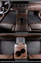 5-Piece Waterproof PU Leather Car Floor Mat Set