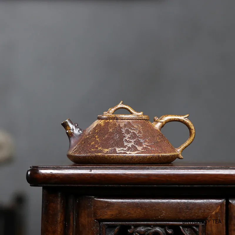 Handmade Yixing Purple Clay Teapot 160ml