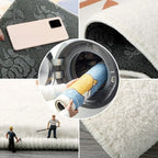 VIKAMA Cute Cartoon Plush Floor Rug