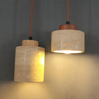 Wabi-Sabi Cave Stone Pendant Light