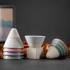 Retro Japanese-Style Pottery Coffee Cup